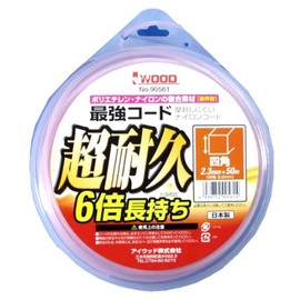 Eyewood Strongest Cord, Ultra Durable (Square), Nylon Cord, 6 Times Longer Life