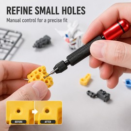 MSWZ Double-Bearing Model Hand Drill & Micro Drill Bit Options, 0.1–3.0mm