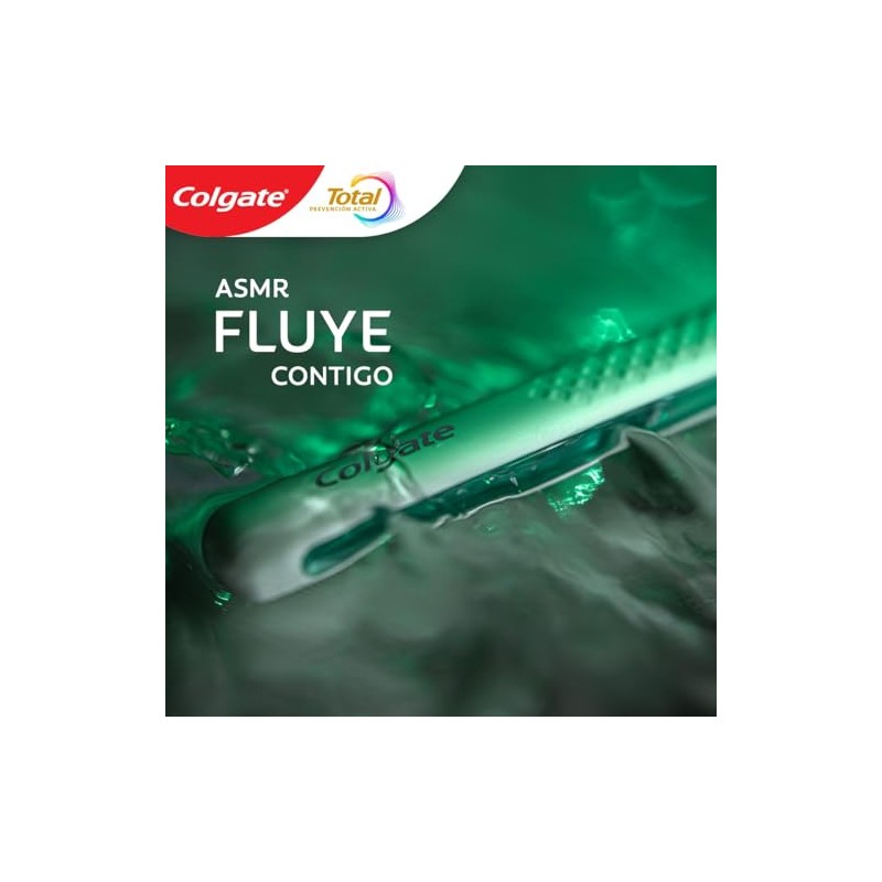Colgate Cuidado Bucal Cepillo Dental Total Limpieza Espumosa 2 piezas