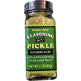Trader Joe's Seasoning in a Pickle, Dill Pickle Flavor (Pack of 1)