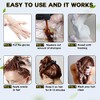 Champú Teñir Cabello Castaño Oscuro Meidu Cubrir Canas Base Hierbas