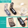 Fullicon Multiple Pill Cutter, Adjustable Pill Cutter for Small Pills