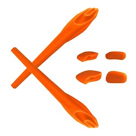 Alphax Orange Replacement Nosepieces & Earsocks Rubber Kits for Oakley Flak 2.0 OO9295,Flak 2.0 XL OO9188