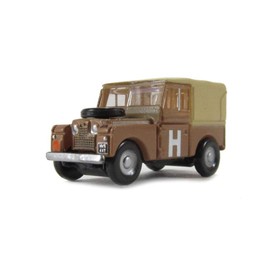 OXFORD DIECAST NLAN188002 Sand/Military Land Rover 88"