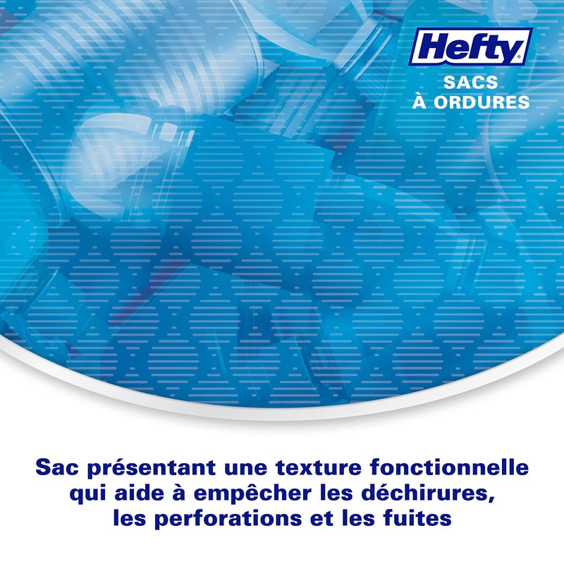 Hefty™ Ultra Strong Large 90 Litres Blue Recycling, 16 Bags