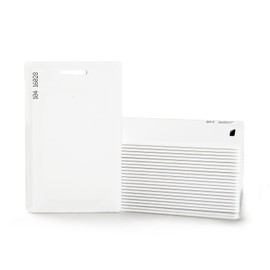 Default Programmed RexID H10301 Clamshell Proximity Card for Access Control Comparable to Standard 26 bit Format for Add-On & Replacement on Current System (50)