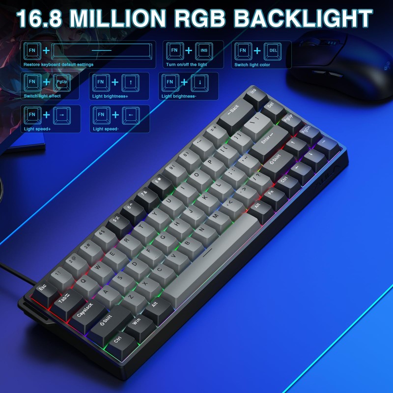 AULA WIN68 HE PRO - Hall Effect Gaming Keyboard with