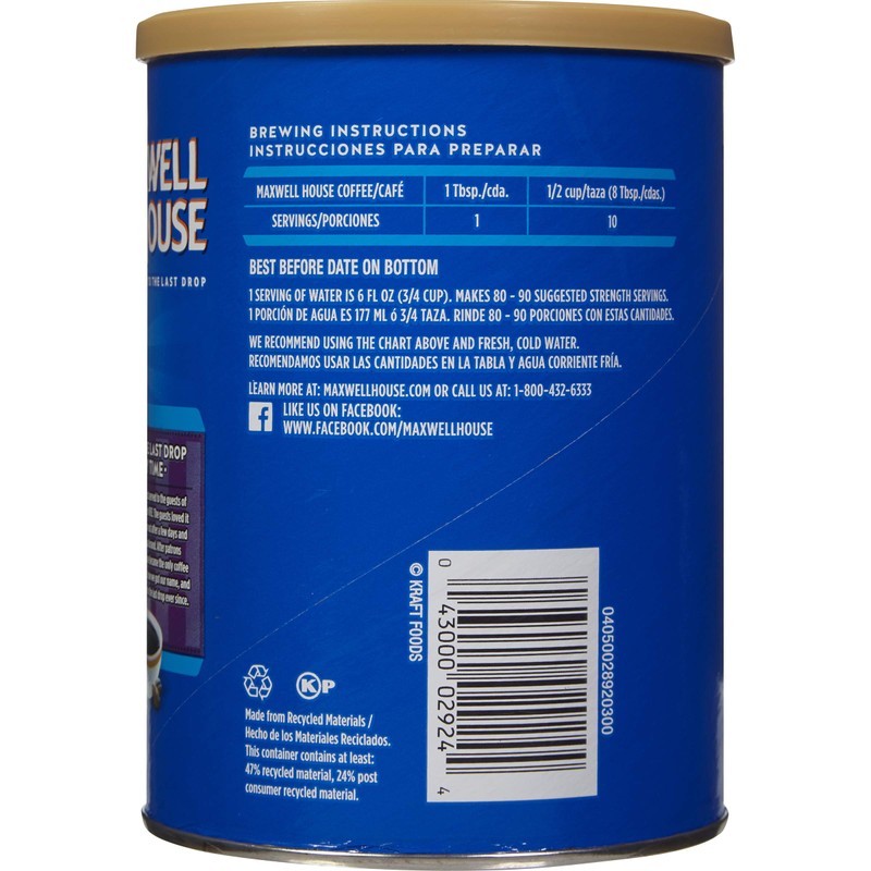 Maxwell House French Roast Ground Coffee (11oz Jars, Pack of