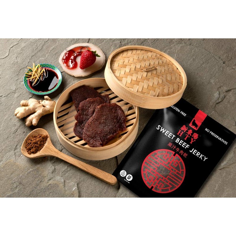 HTY Sweet Beef Jerky, 14 ounces