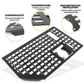 MAIKER Side Bed Molle Panel Rack System Cargo Storage Organizer Compatible with 2019-2023 Gladiator JT 2pcs