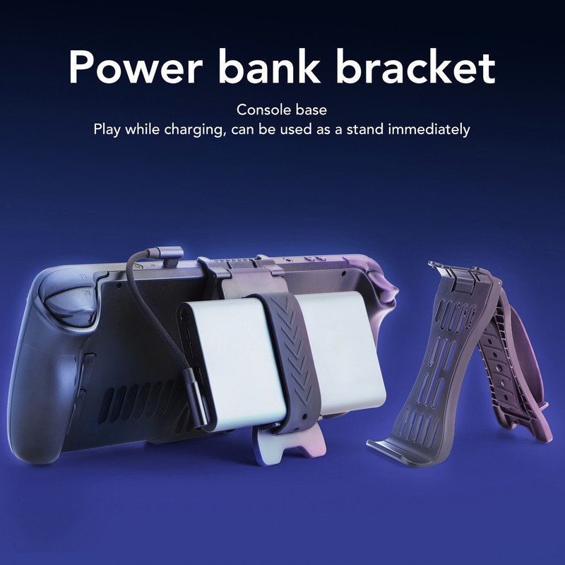 2 In 1 Charging Bank Stand Foldable Desktop Phone Holder