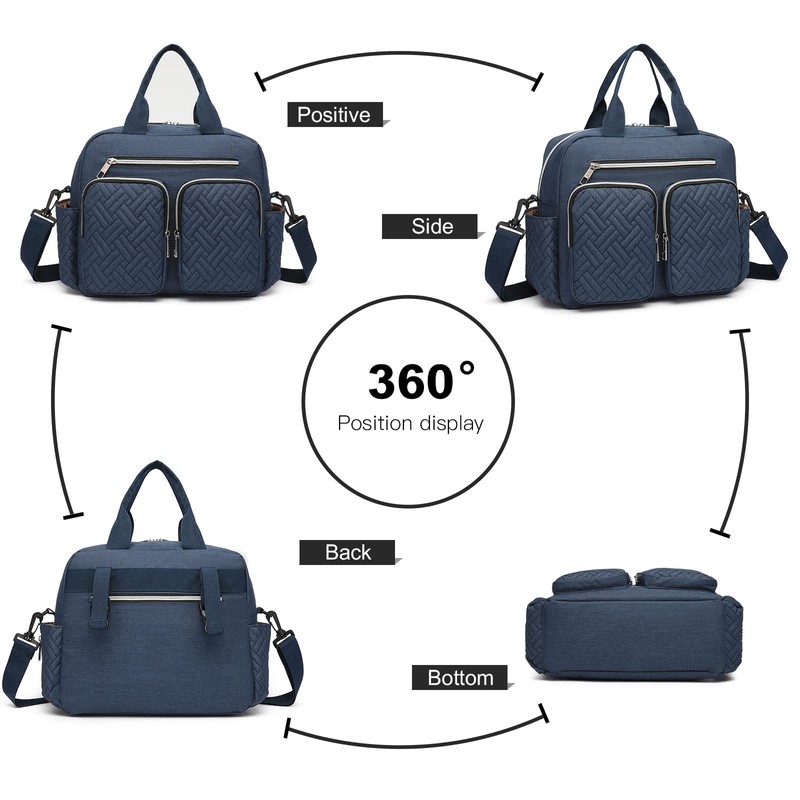 Kono Baby Changing Bag Weekender Travel Nappy Tote for Mom