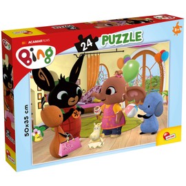 Liscianigiochi 77960 Plus Bing Facciamo Festa Puzzle Double Sided 24 Multi-Coloured