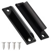 Kioiner 2 Pcs Sliding Door Handles, Aluminum Alloy Curved Handle