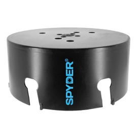 Spyder 6-Inch Diameter Carbide Tipped Hole Saw, for Fiber Cement Board, Wood, PVC, Plastic, Concrete Block, Ceramic Tile, and More (600052CF)