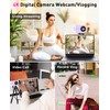 4K Digital Camera for Photography, Dual Lens 64MP Vlogging Camera