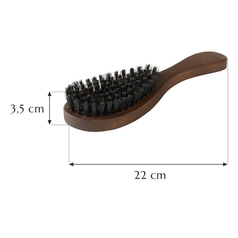 Holz-Leute 1 Hair Brush with Natural Bristles, a Brush Made