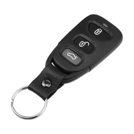 X AUTOHAUX 4 Button Key Fob Replacement Key Fob Shell Keyless Entry Remote Key Shell Case for Hyundai Tuscon 2005-2016 for KIA, No Chip Black