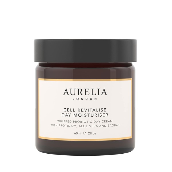 Cell Revitalise Day Moisturiser | Hydrating Probiotic Day Face Cream for Dry Skin | Made from Natural Ingredients | Supports Anti Ageing | Suitable for Sensitive Skin | Aurelia London 60ml