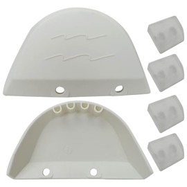 Acupress Premium Pool Cleaner AXV414604WHP Wing and Pod Shoe Combo Maintenance Kit, 4pcs AXV414P Pod Shoes and 2pcs AXV604WHP Wings for Hayward Navigator PoolVac Pool Cleaner