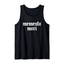 Memento Mori Gothic Streetwear Aesthetic Tank Top