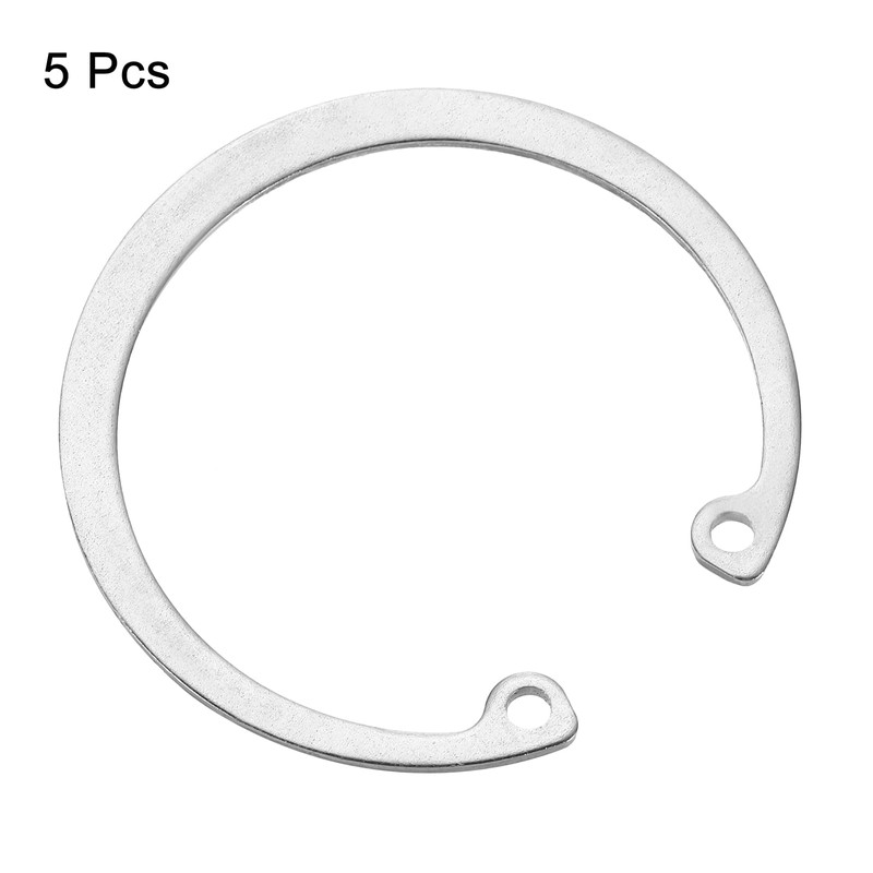 uxcell 5Pcs 62mm Internal Retaining Ring Circlip, 304 Stainless Steel