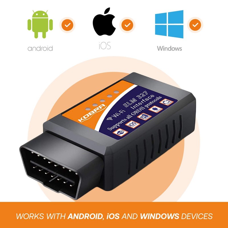 OBD2 Scanner & WiFi Car Code Reader – Clears Check