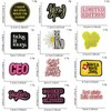 12Pcs Phrase Iron On Patches，Cute Embroidery Applique Patch, Assorted Styles
