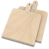 AUPROTEC Danny Wooden Pizza Shovel Pizza Board Birch Polished Set