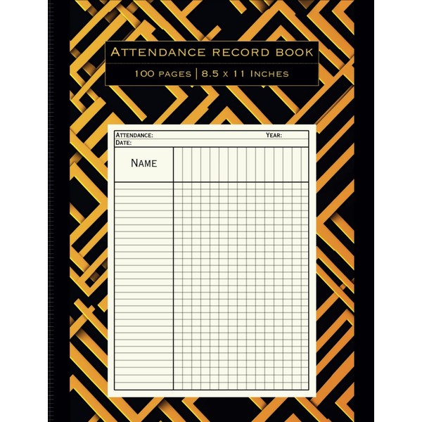 Attendance Record Book: Register Log Book Track Attendance for Teachers,