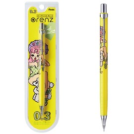 ぺんてる シャープペン オレンズ foxy XPP503-F5 0.3mmイエロー
