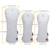 YuEagleSky Golf Head Covers Driver Fairway #3#5 USA Flag for