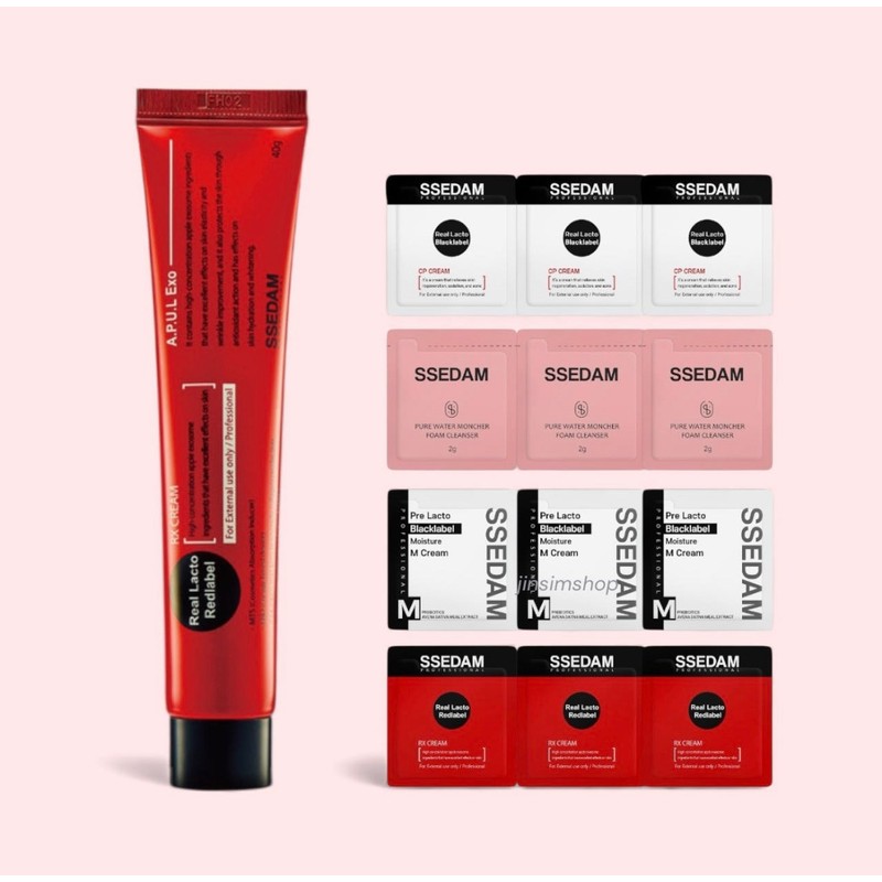 Sedam Cedam Real Lacto Red Label RX Cream + Bomb