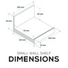 Screwless 4" Universal Shelf for Cloud Security Camera, Baby Monitor,