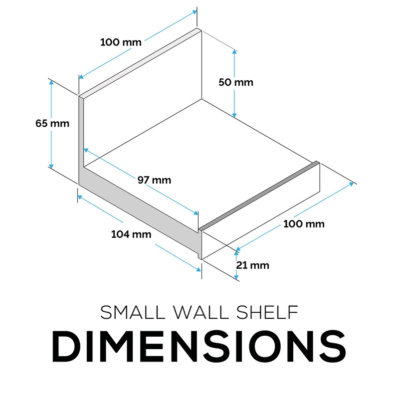 Screwless 4" Universal Shelf for Cloud Security Camera, Baby Monitor,