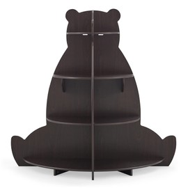 Delta Children Bear Bookcase - Greenguard Gold Certified, Crafted Walnut