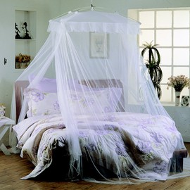 Gallery Deco Princess Luxury Canopy Bed Mosquito Net Children’s Room Simple Installation, Grace Large / 갤러리데코 공주 럭셔리 캐노피 침대 모기장 아이방 간단설치 , 그레이스대형