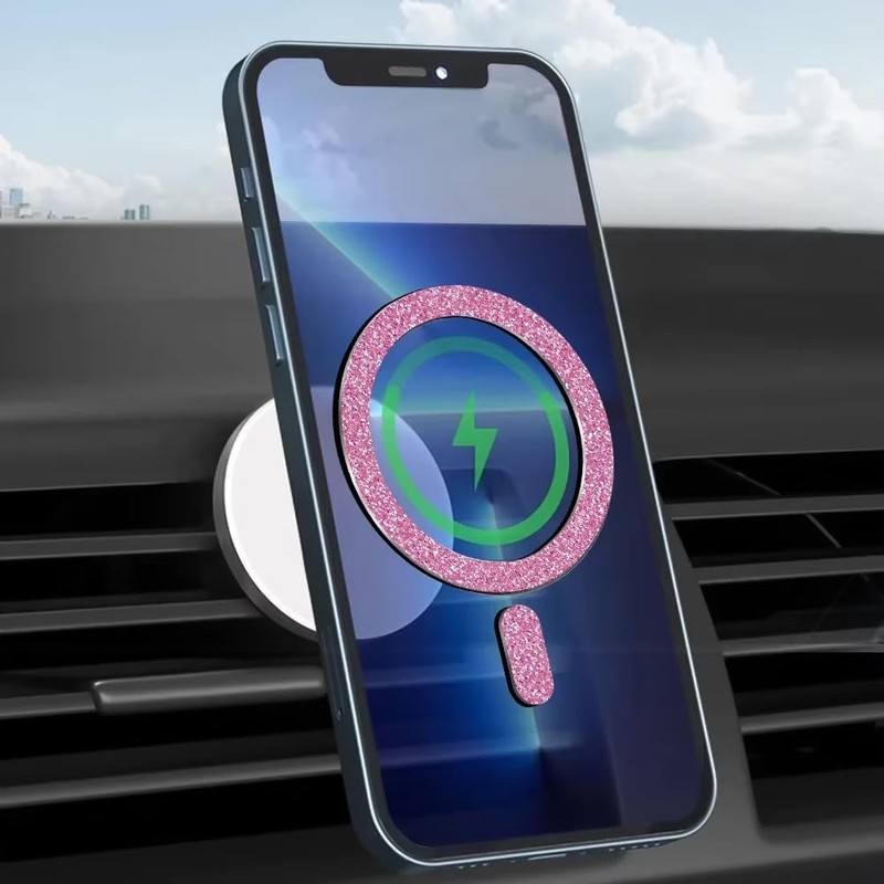 Sparkling Glitter Universal Ring Magnetic Ring Magnetic Wireless Charging Kit