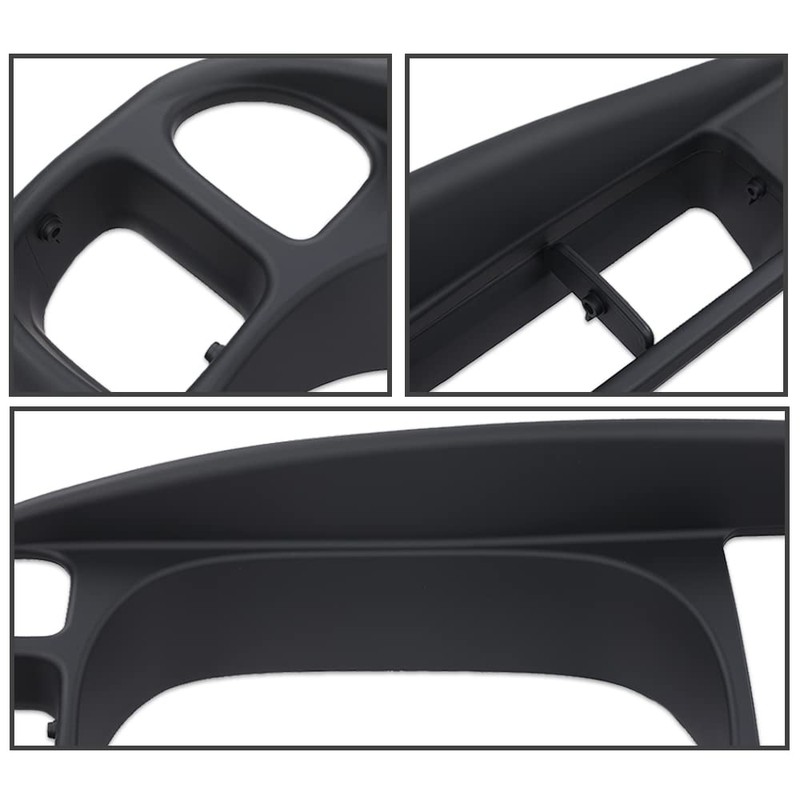 DOTCOM Dash Board Bezel Cover Compatible with Dodge Ram 1500