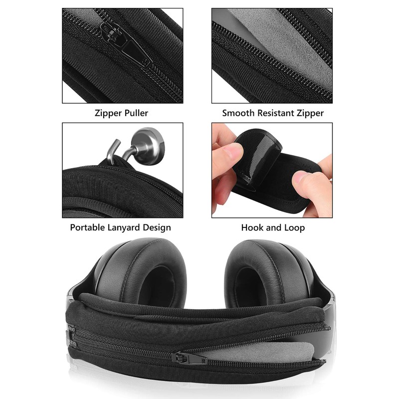 Geekria Hook and Loop Headband Cover + Headband Pad Set/Headband
