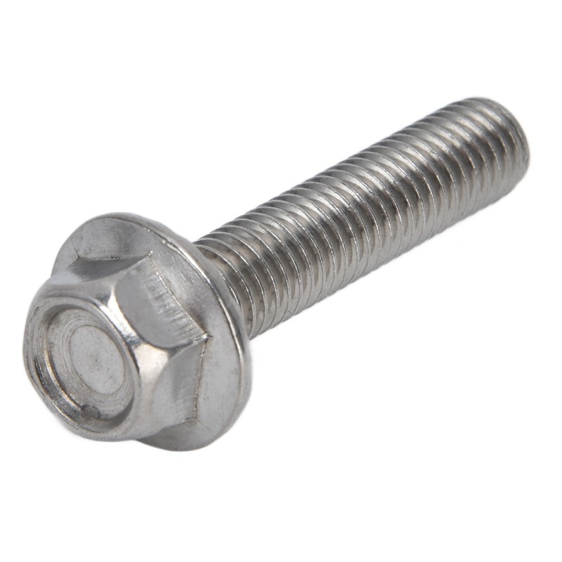 20Pcs M10x1.5 Screw Bolts A2‑70 Stainless Steel Flanged Hex Head