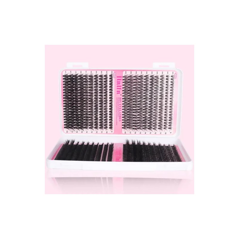 Kit De Extensión De Pestañas 3d Diy Grupos Accesorios 800pcs