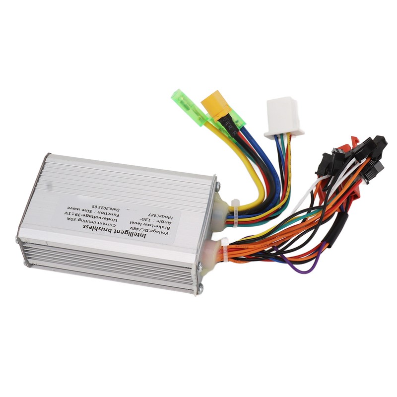500W48V Electric Bike Controller Brushless Motor Controller Aluminium Alloy Groove