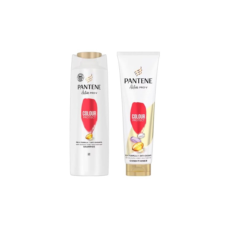 Pantene Colour Protect Shampoo 400ml & Conditioner 275ml Set |