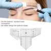 Eyebrow Ruler, Microblading Ruler Portable for Makeup (Nose Bridge Ruler