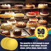 Nuenen 50 Pcs 12 Inch Gold Cake Board Rounds Cake