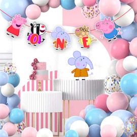 Pepa Pig One Banner – Fun & Colorful Party Decoration, Perfect for Kids’ Birthdays & Celebrations, Adds a Playful Touch to Any Event!