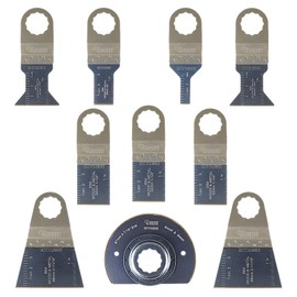 10 x SabreCut SCK10BM Bi-Metal Blades Compatible with Fein SuperCut and Festool Vecturo (Non-StarLock) Oscillating Multitool Multi Tool Accessories