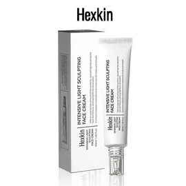 40ml 인텐시브 라이트 스컬프팅 헥스킨 메이크업 프라이머 페이스 크림 모이스춰라이징 인비저블 포어 하이 40ml Intensive Light Sculpting Hexkin Makeup Primer Face Cream Moisturizing Invisible Pore High [01 Makeup Puff]