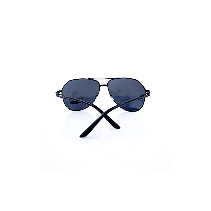 Stylish 8135 Aviator Sunglasses in a Dark Grey Picture Frame